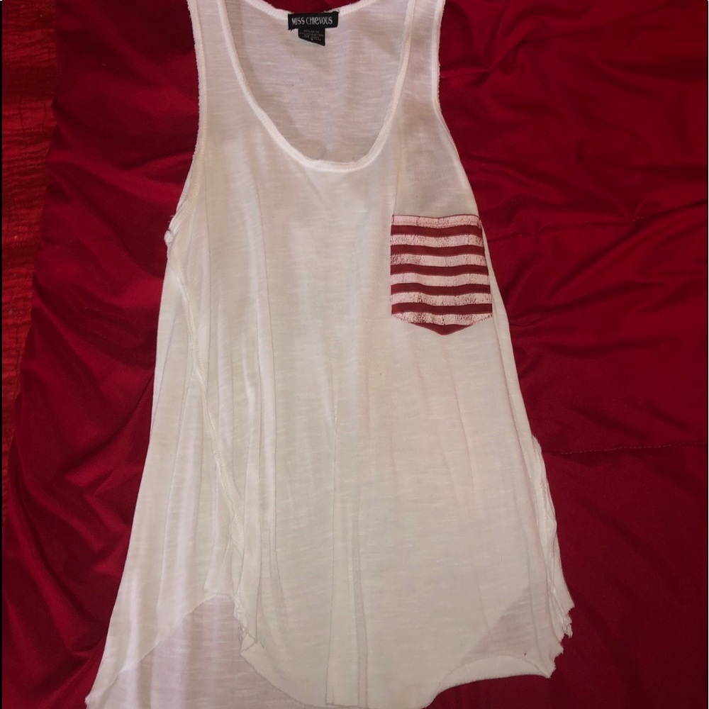 White tank top